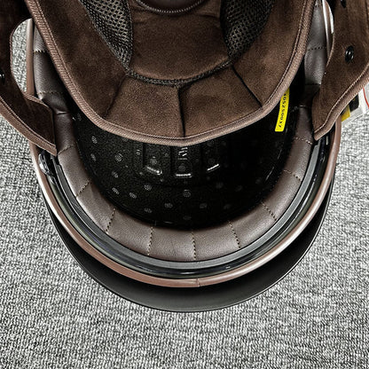 Men’s Half Helmet Stylish Lightweight Microfiber 3