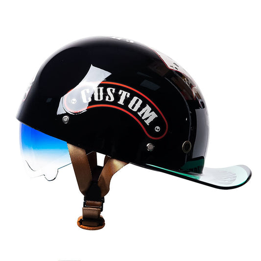 Men’s Motorcycle Helmet DOT Approved ABS Shell Lightweight 0