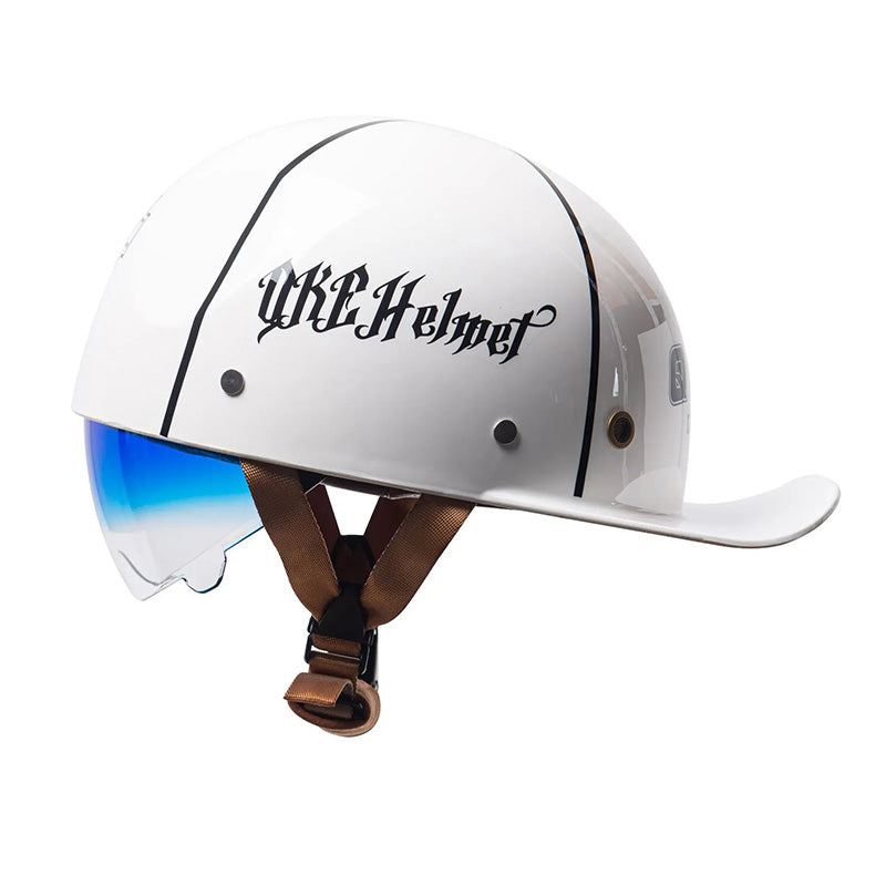 Men’s Motorcycle Helmet DOT Approved ABS Shell Lightweight 12