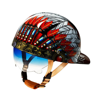 Men’s Motorcycle Helmet DOT Approved ABS Shell Lightweight 13