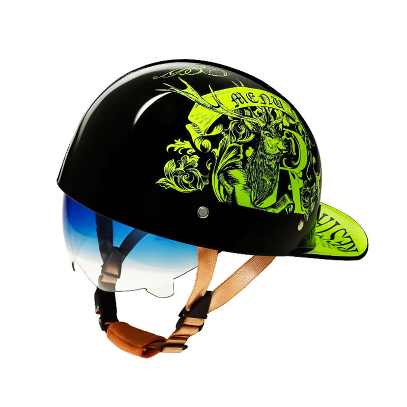 Men’s Motorcycle Helmet DOT Approved ABS Shell Lightweight 16