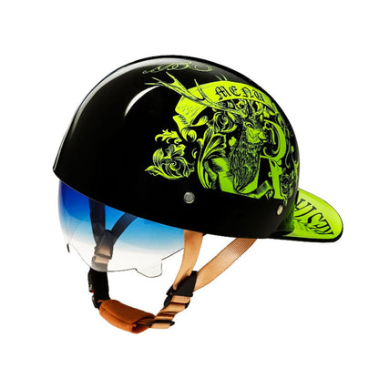 Men’s Motorcycle Helmet DOT Approved ABS Shell Lightweight 16