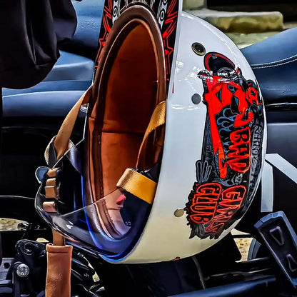 Men’s Motorcycle Helmet DOT Approved ABS Shell Lightweight 4
