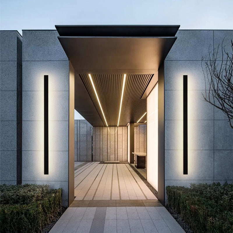 MetalGlow – Moderne LED-Wandleuchte für den Außenbereich 2