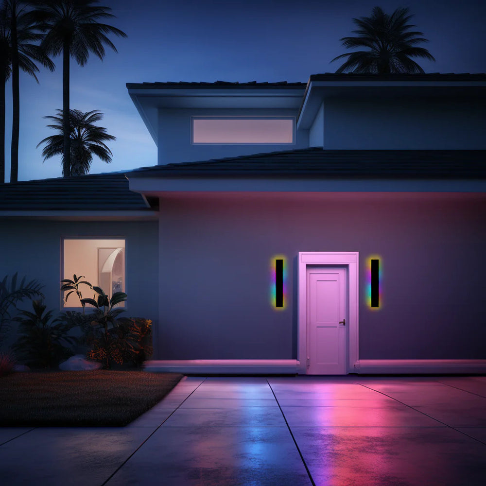 MetalGlow – Moderne LED-Wandleuchte für den Außenbereich 9