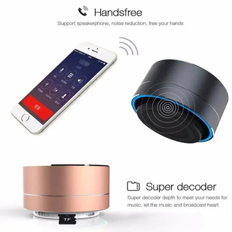 Mini Bluetooth Lautsprecher – Kompakt, Kraftvoller Klang, TF/USB Unterstützung, Ideal für Reisen und Alltag 2