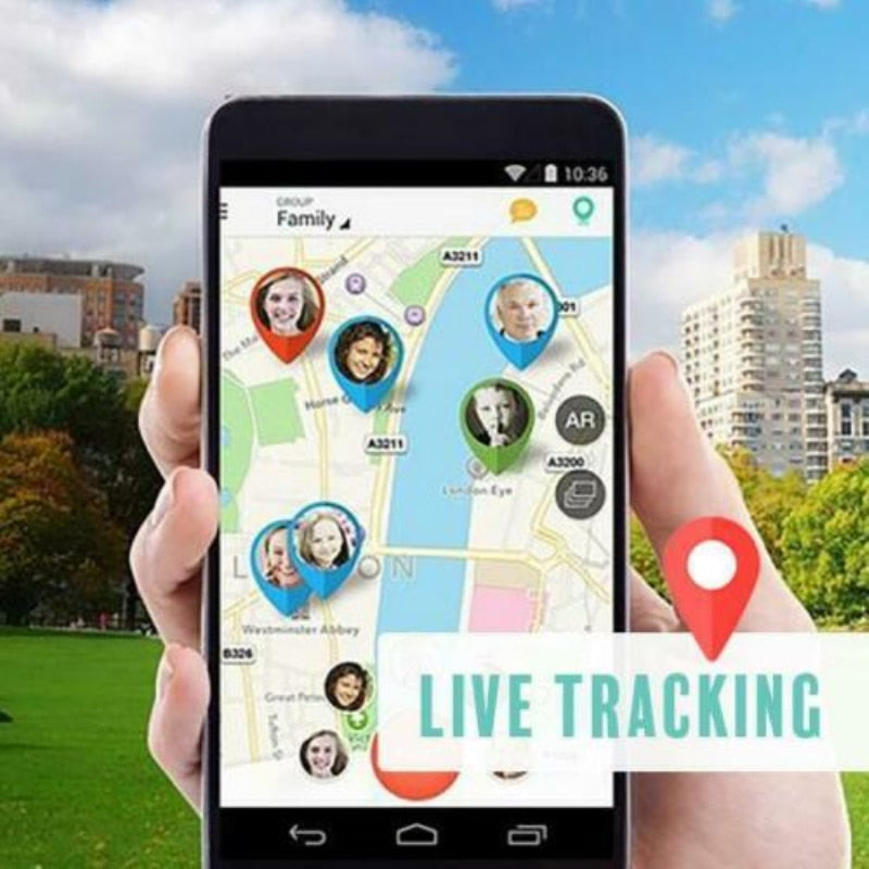 Mini GPS-Tracker Kompakt für Auto und Hunde Echtzeit-Standortbestimmung Stofdicht 3