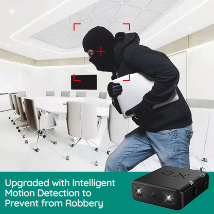 Mini HD Sicherheitskamera für Außen mit Nachtsicht und WLAN – Kompakte Überwachungskamera mit Bewegungserkennung 4