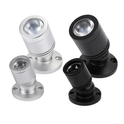 Mini LED Spotlicht mit USB-Anschluss – 1W/3W in Warmweiß, Kaltweiß – Aluminium, 30° Abstrahlwinkel 0