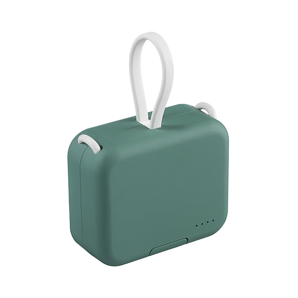 Mini Powerbank mit Handyhalterung – Tragbare 4000mAh Powerbank für iPhone und Android 0