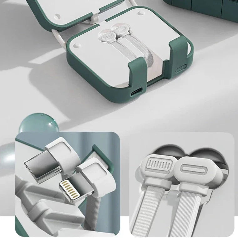 Mini Powerbank mit Handyhalterung – Tragbare 4000mAh Powerbank für iPhone und Android 5