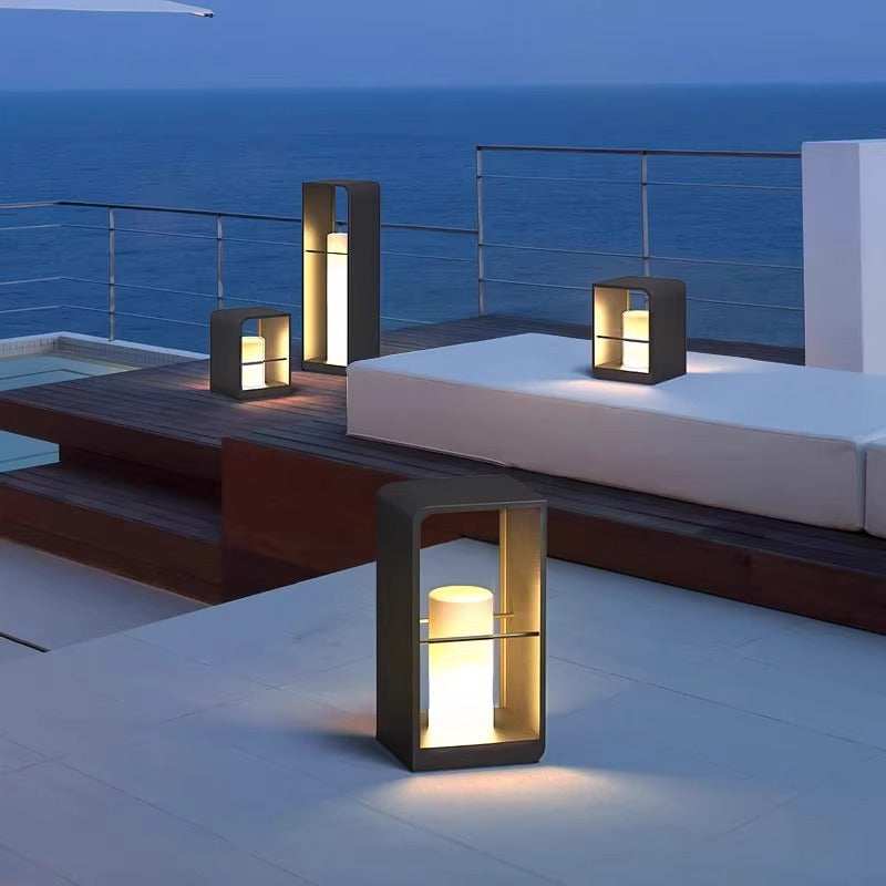 Minimalistische Solar-Rasenbeleuchtung für moderne Ästhetik 4