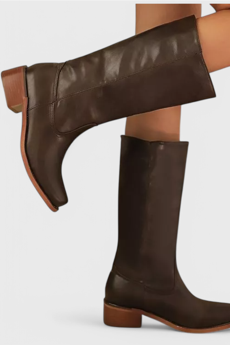 Mireille | Elegante bequeme kniehohe Stiefel für Damen 1