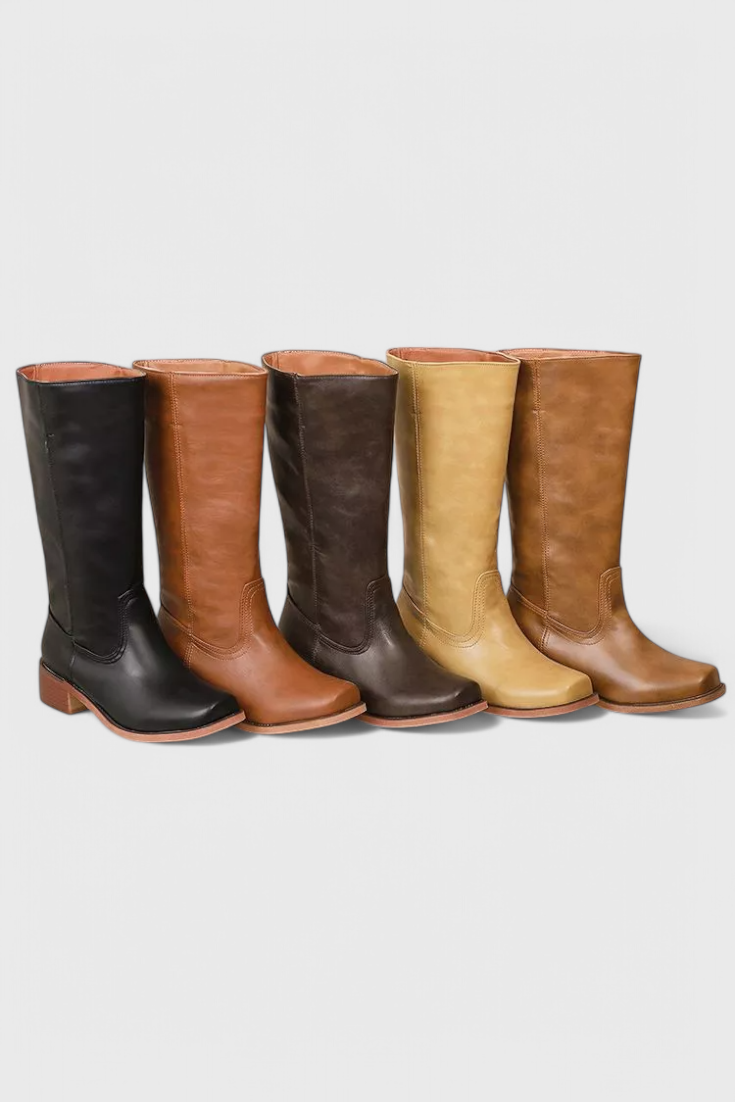 Mireille | Elegante bequeme kniehohe Stiefel für Damen 3