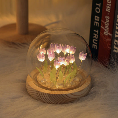 Misti Tulip Nachtlampe – Beruhigendes LED Nachtlicht für Kinderzimmer und Schlafzimmer 1