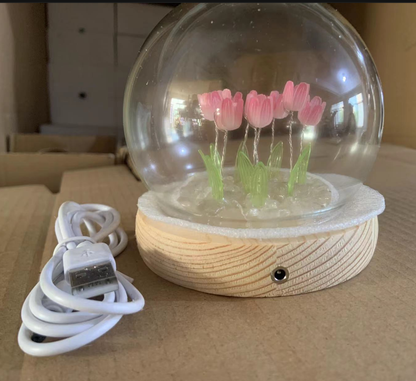 Misti Tulip Nachtlampe – Beruhigendes LED Nachtlicht für Kinderzimmer und Schlafzimmer 6