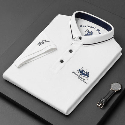 Variant image for Herren Polo Shirt Schwarz Größe L Baumwollmischung-26
