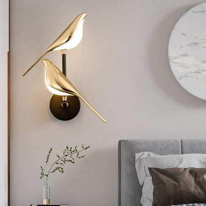 Modern LED Wall Sconce Bird Design Elegant Home Lighting Energy-Efficient 5
