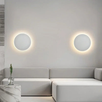 Modern Wall Light Circular LED Energy-Efficient Aluminium Sconce 2