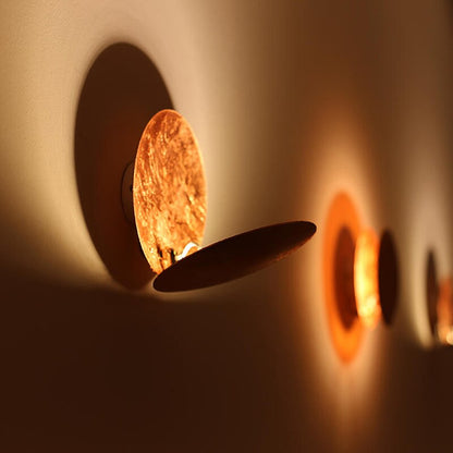 Modern Wall Sconce Lighting Metal LED Solar Eclipse Design Decorative Wall Lamp 2