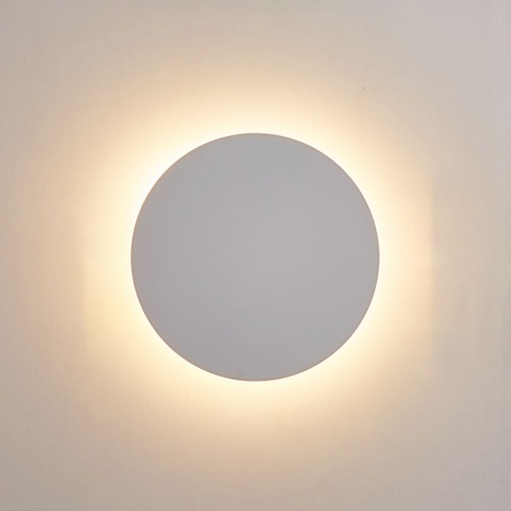 Moderne LED Wandleuchte Schwarz für Innenräume – Stilvolle Metallrunde mit Warmem Licht für Schlafzimmer und Wohnzimmer 3