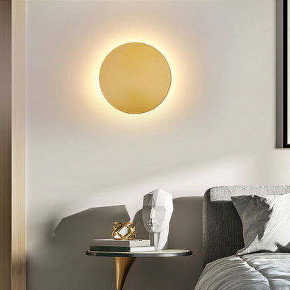 Moderne LED Wandleuchte Schwarz für Innenräume – Stilvolle Metallrunde mit Warmem Licht für Schlafzimmer und Wohnzimmer 8