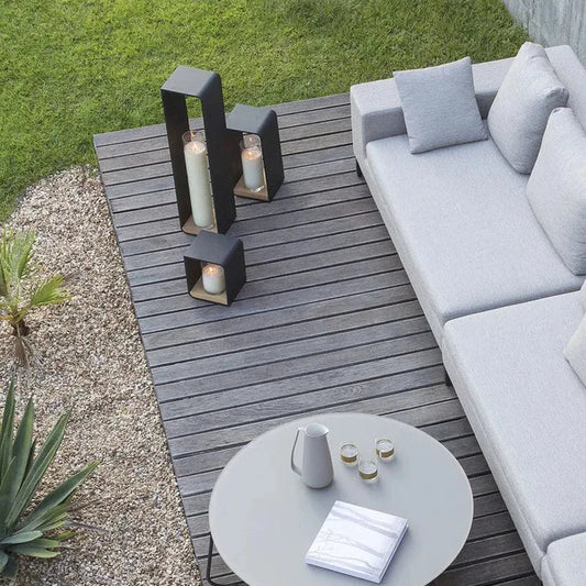 Moderne Solar-Gartenleuchten aus Edelstahl – wasserdichte Außenleuchten 0