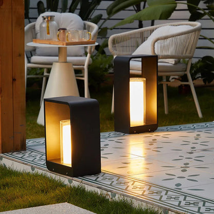 Moderne Solar-Gartenleuchten aus Edelstahl – wasserdichte Außenleuchten 2