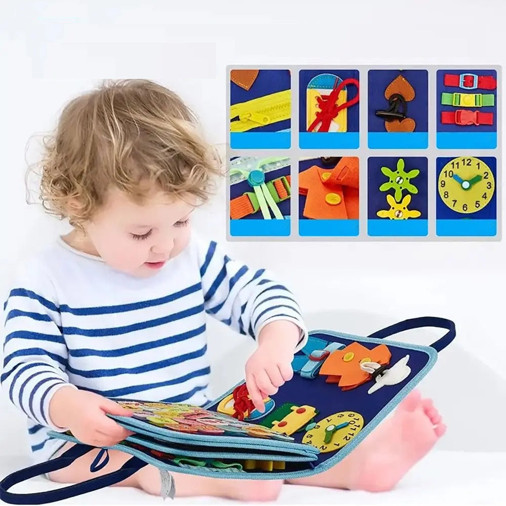 Montessori Bildungsbuch für Kinder ab 1 Jahr – Interaktive Lernhilfe zur Förderung von Motorik und Selbstständigkeit 1