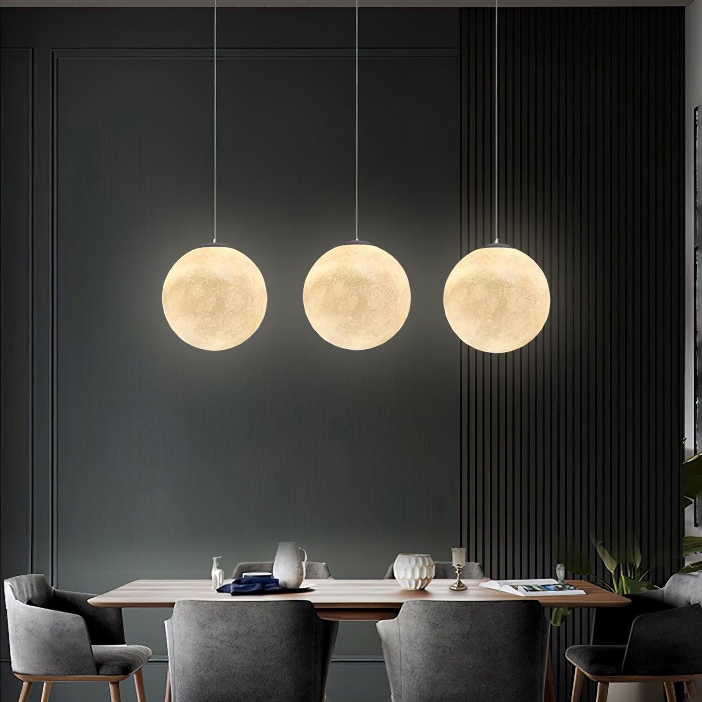 Helle luminária pendente de teto – Iluminação elegante para áreas de jantar ou estar