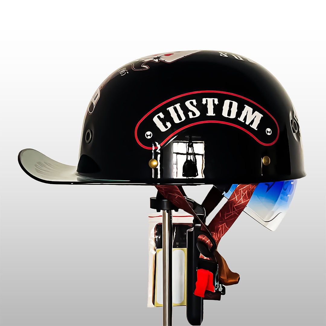 Moto-Baseballkappenhelm – Stilvolle und sichere Fahrausrüstung – DOT- und ECE-geprüft 11