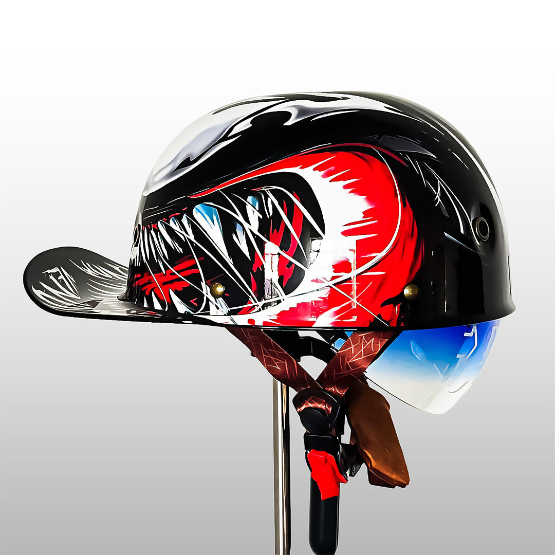 Moto-Baseballkappenhelm – Stilvolle und sichere Fahrausrüstung – DOT- und ECE-geprüft 13