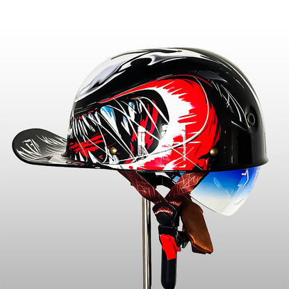 Moto-Baseballkappenhelm – Stilvolle und sichere Fahrausrüstung – DOT- und ECE-geprüft 13