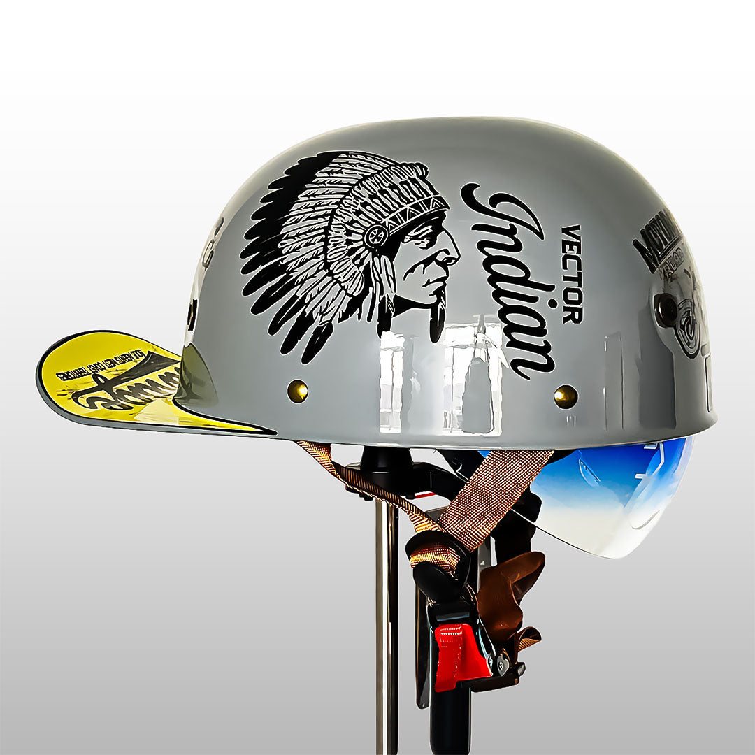 Moto-Baseballkappenhelm – Stilvolle und sichere Fahrausrüstung – DOT- und ECE-geprüft 15