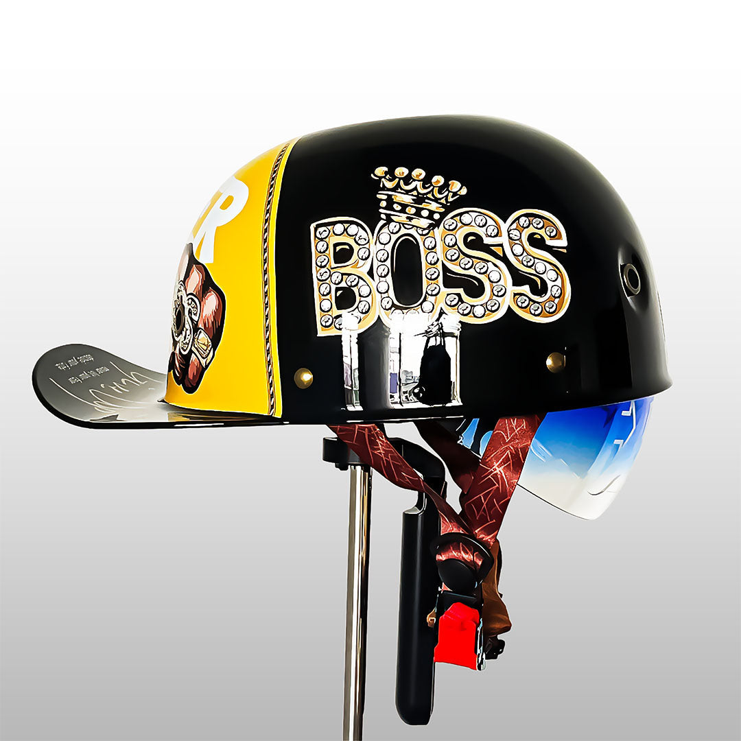 Moto-Baseballkappenhelm – Stilvolle und sichere Fahrausrüstung – DOT- und ECE-geprüft 9