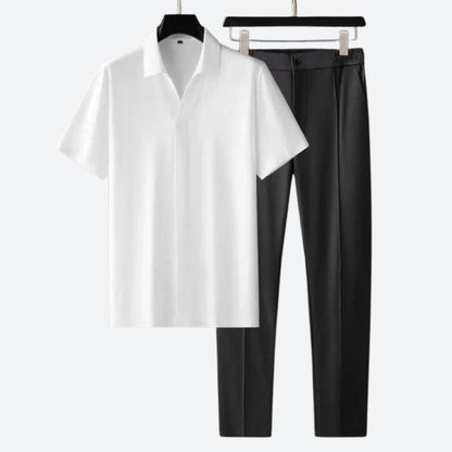 Variant image for Herren Set Schwarz Größe M Luxusstoff-13