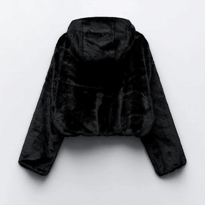 Natalia | Elegante Damen Winterjacke aus Kunstfell 2