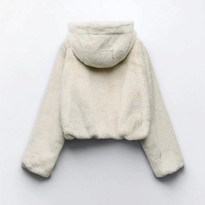 Natalia | Elegante Damen Winterjacke aus Kunstfell 3