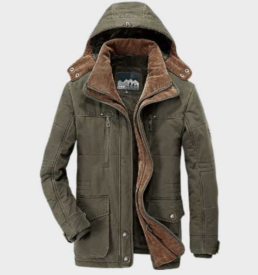 Nathan | Wasserdichte Herren Winterjacke mit Isolierung für kalte Tage 0