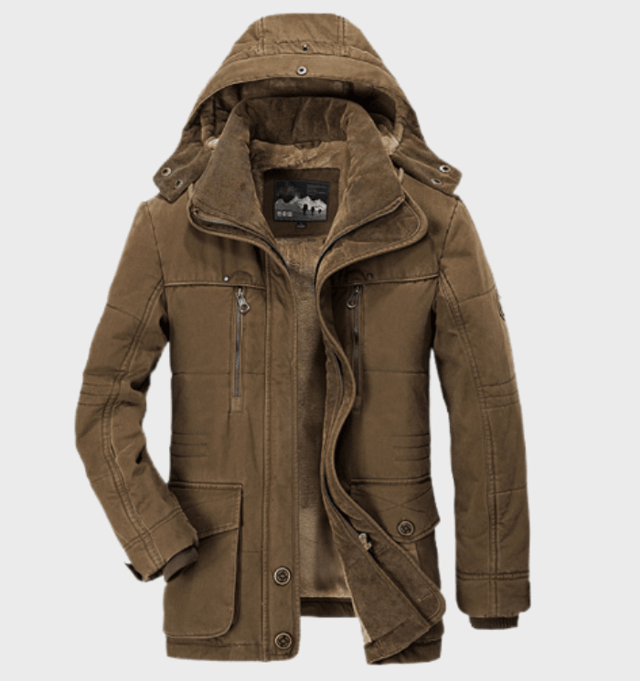 Nathan | Wasserdichte Herren Winterjacke mit Isolierung für kalte Tage 4