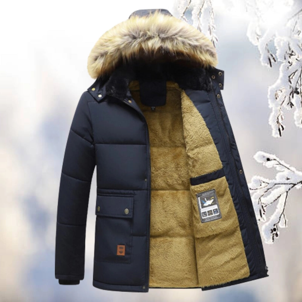 Noah | Bequemer Warmer Herren Parka Winter 1
