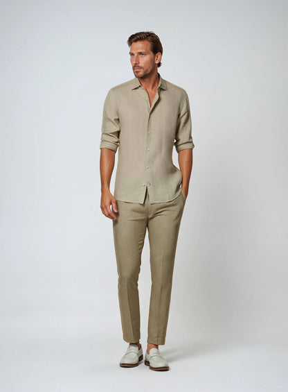 Noah | Elegantes Atmungsaktives Leinenhemd Herren 2