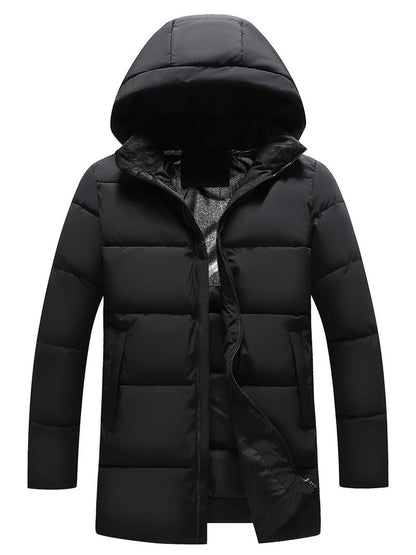 Noah | Stilvolle Lange Herren Winterjacke 0
