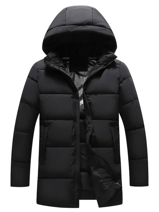 Noah | Stilvolle Lange Herren Winterjacke 0