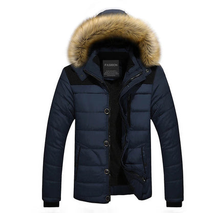 Noah | Stylischer Warmer Wintermantel Herren Mit Pelzverkleidung 3