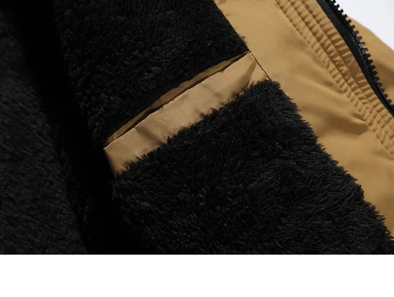 Noah | Stylischer Warmer Wintermantel Herren Mit Pelzverkleidung 6