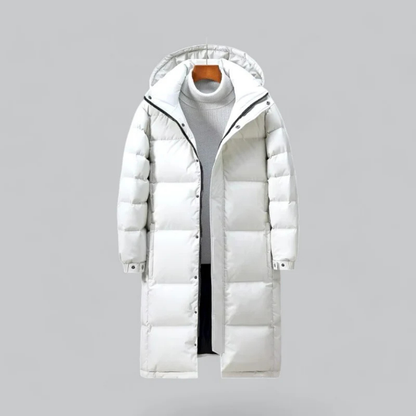 Nolan | Warmer, langer Puffermantel mit Kapuze für Herren für Winterkomfort 1
