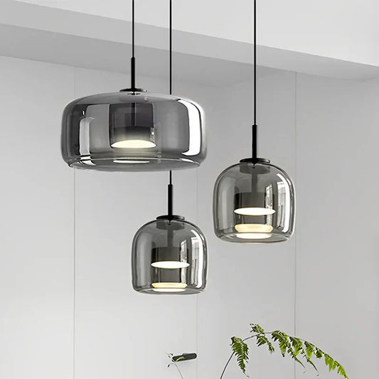 Lámpara de techo de vidrio – Diseño delgado y transparente para iluminación ambiental