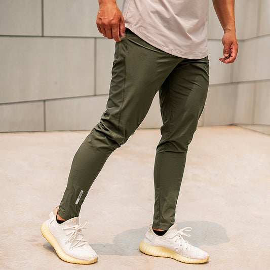 Herren Hochstretch Atmungsaktiv Elastischer Bund Sportliche Passform Jogginghose