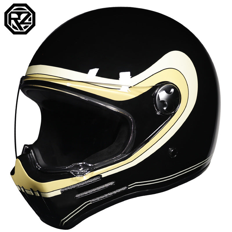 Men's Full Face Motorcycle Helmet Carbon Fiber Lightweight DOT ECE Certified
